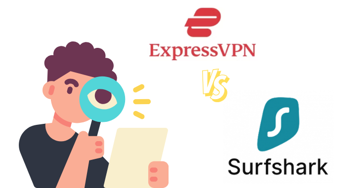 ExpressVPN vs Surfshark